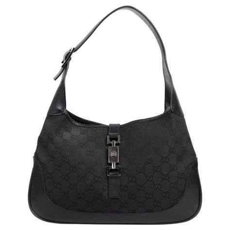 gucci jackie bag black monogram